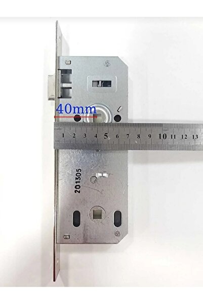ARON Paslanmaz Mat Siyah Lüx Elit Aynalı Kol (BANYO-WC) Tipi Sol Kapı Kolu Ve 40mm Kapı Kilidi 2'li Set