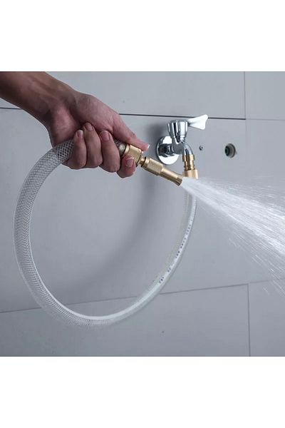 Alışverişhanem Tap End Brass Hose Pressurized Connection Apparatus Pressurized Sprayer Washing Irrigation Apparatus