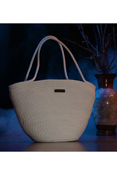 EZG Business Pleteni model ručno izrađene torbe na rame u trendu sa slamnatim...