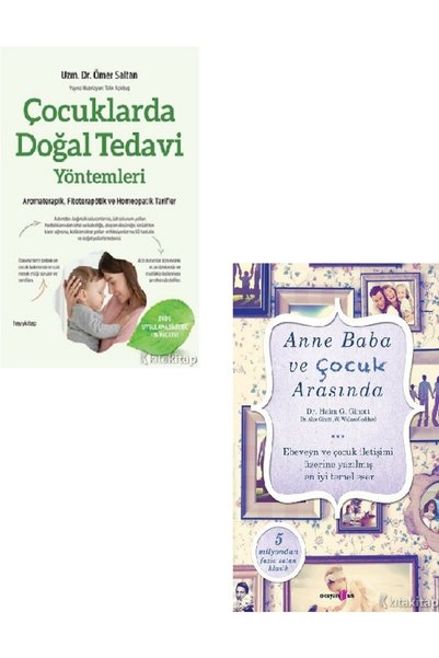 Kronik Kitap Çocuklarda Doğal Tedavi Yöntemleri-Anne Baba ve Çocuk Arasında-Ömer Saltan 2 kitap set
