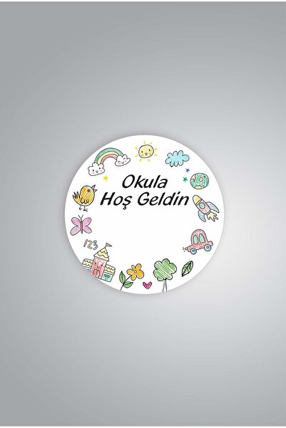 Vice Welcome Label at School (4.5 Cm 35 Pieces)