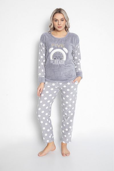 Pijamoni Σετ γυναικείες πιτζάμες Welsoft Fleece