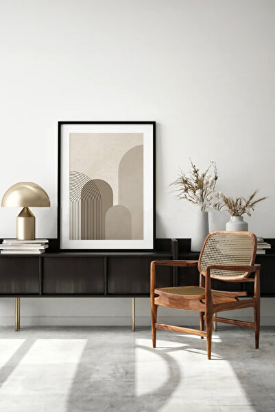 Gepetto Wood Ahşap Çerçeveli Minimalist 2'li Tablo