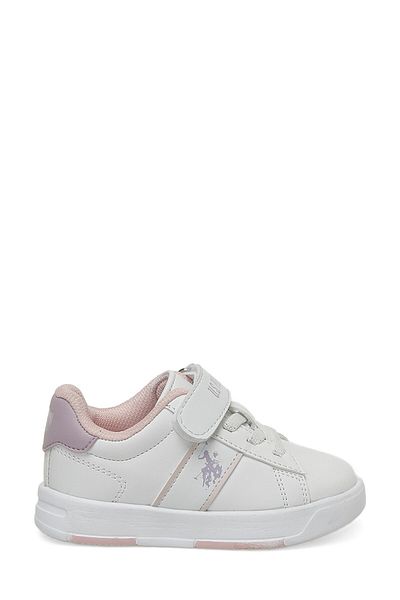 U.S. Polo Assn. حذاء رياضي TRAVIS JR 3PR باللون الأبيض للفتيات