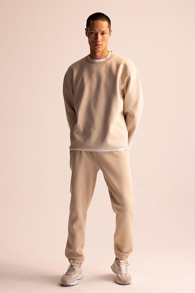 DeFacto Relax Fit Flexible Leg Thick Sweatshirt Fabric Sweatpants