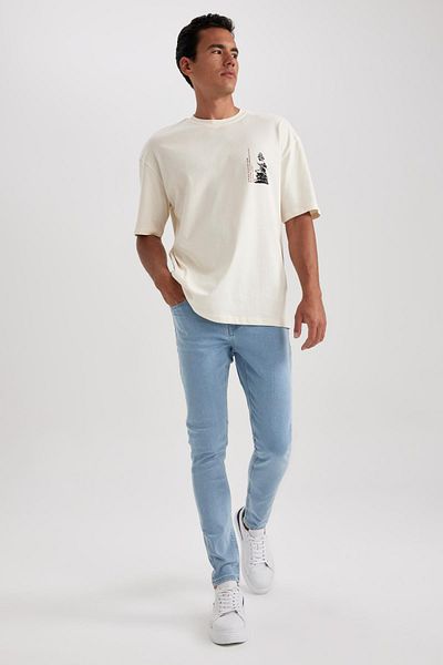 DeFacto Super Skinny Fit Extra Skinny Fit Regular Waist Extra Skinny Leg Jeans Pants S2395az23au