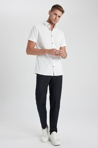 DeFacto Cotton Tight Leg - Lace-Up Waist Jogger Pants Z6475Az23Au