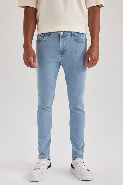 DeFacto Super Skinny Fit Extra Skinny Fit Regular Waist Extra Skinny Leg Jeans Pants S2395az23au