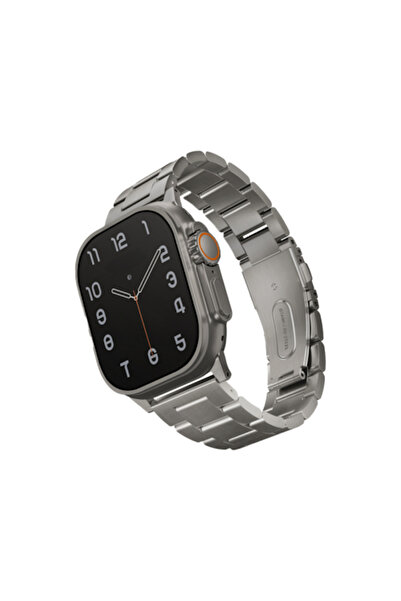 uniq Osta Apple Watch Έξυπνο Ρολόι με Ατσάλινο Λουράκι - Ρυθμιζόμενο 49/45/44...