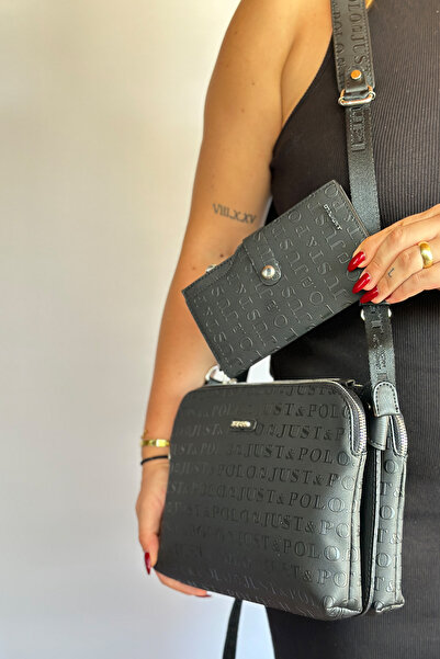 Just Polo Medium Size 3 Compartments 5 Compartments Women's Crossbody Bag 29 ...