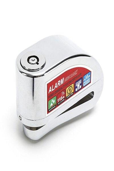 Kilit Market Motor Gümüş Bisiklet Güvenlik Disk Fren Döner Alarm Disk Kilidi ...