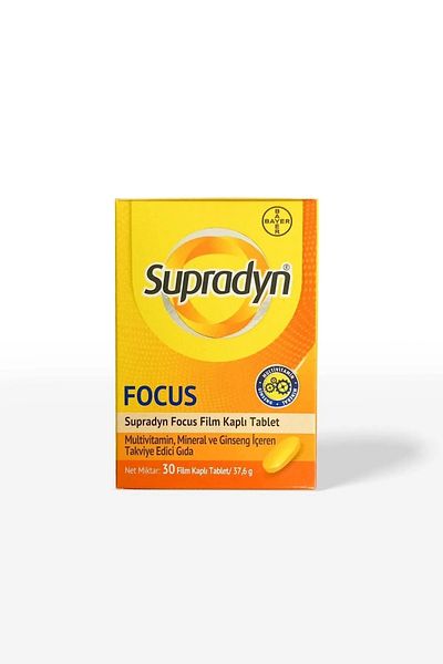 Supradyn Energy Focus 30 - Film Covered Table