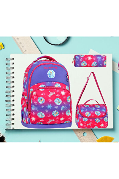 Shopiolog Αδιάβροχο Σετ Δημοτικού Σχολείου με 3 θήκες για στυλό Lunch Bag