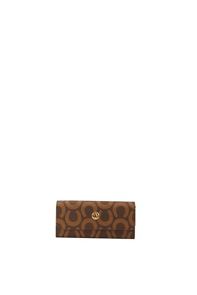 U.S. Polo Assn. Кафява дамска чанта тип клъч USC23910