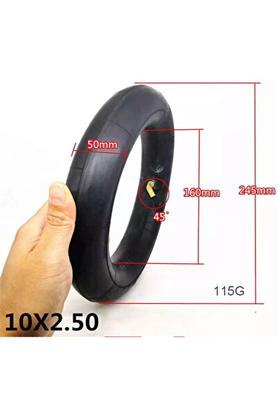 Genel Markalar Elektrikli Scooter 10x2.5 Inç Egri Sibob Iç Lastik Uyumlu Onvo...
