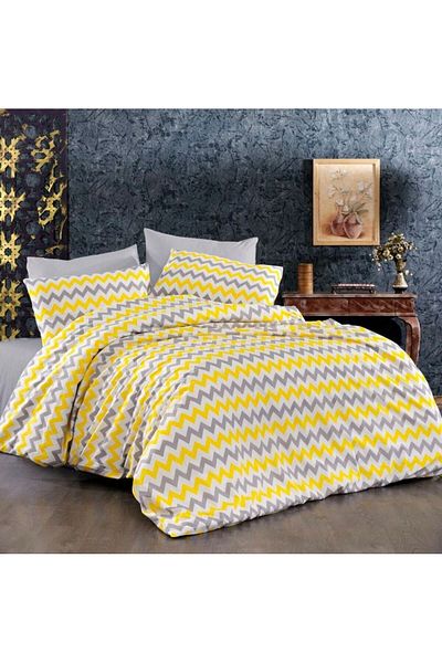 CARWEN TEKSTİL عبوة من 2 كيس وسادة من قطن رانفورس مقاس 50x70