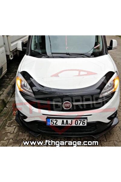 FTH GARAGE Fiat Doblo 4 Ön Lip - Esnek 3 Parça Kanatlı Ön Lip