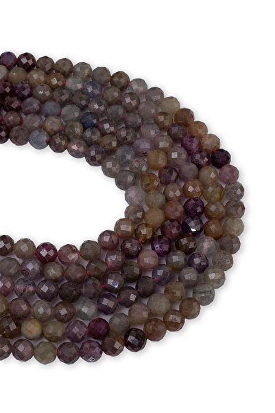 Dünya Doğal Taş Matrice de pietre prețioase de safir cu fațete de 6 mm