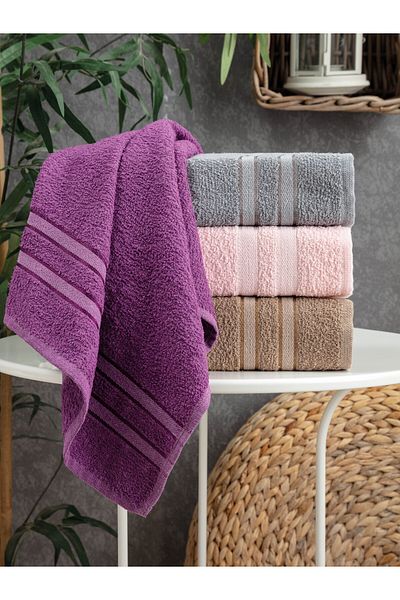 Pamira Modern 4-Piece Hand & Face Towel Set