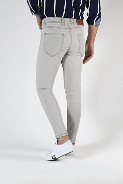 Terapi Men Erkek Açık Gri Slim Fit Jeans Pantolon