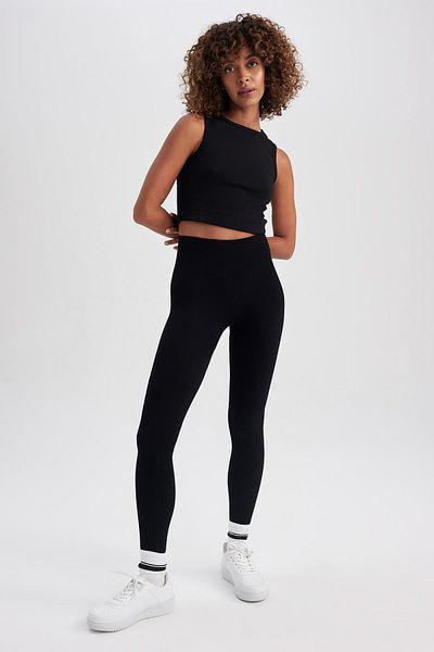 DeFacto Nahtlose Passform-Leggings mit hoher Taille Z2316az23sp