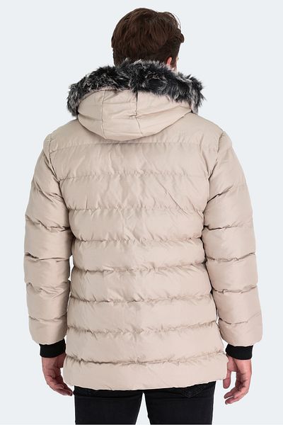 Slazenger HARVIE KTN Men's Coat Stone Gray