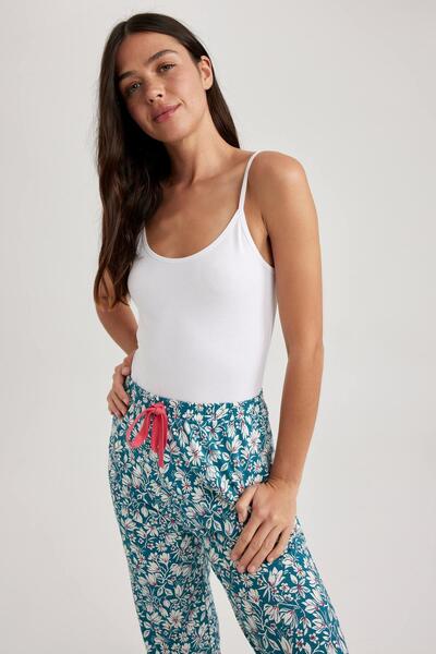 DeFacto Fall In Love Λευκό εσώρουχο με βαμβακερό λουράκι M6858az23au