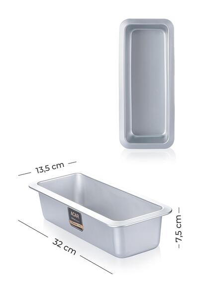 ACAR Mate Dikdörtgen Baton Kek Kalıbı - 32 cm