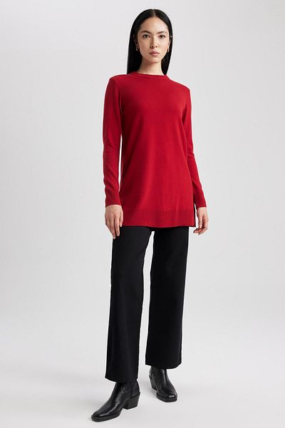DeFacto Regular Fit Crew Neck Tunic