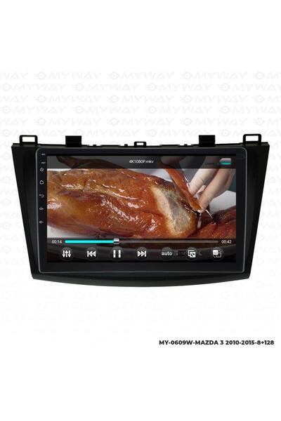 MYWAYY MAZDA 3 ANDROİD 12 MULTİMEDYA CARPLAY 4GB RAM+64GB HDD 2010-2015 NAVİGASYON EKRAN