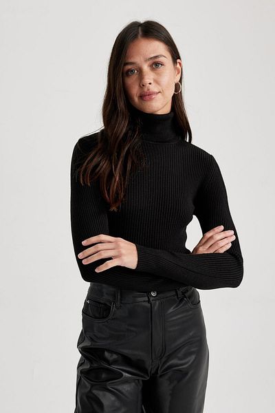 DeFacto Pulover cu gât țesut slim Fit X7912az23au