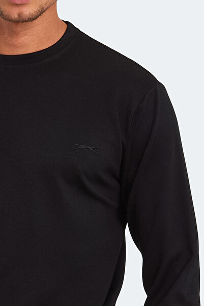 Slazenger KLARIS I Erkek  Siyah Sweatshirt