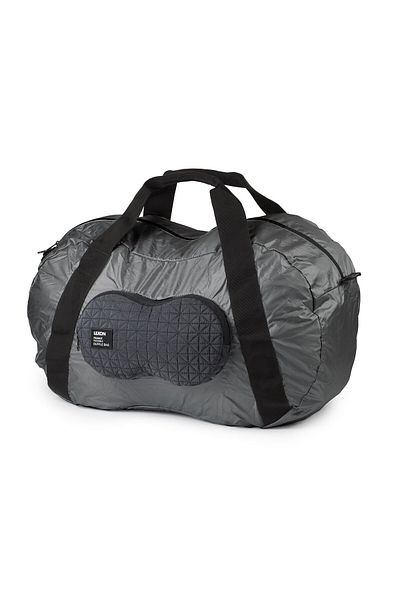 Lexon Peanut Duffle Travel Bag Metallic Gray