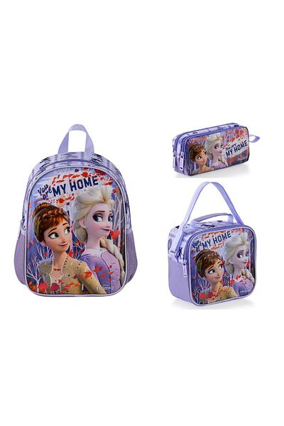 Frozen Set de genți pentru grădiniță cu licență Hawk Jr My Home