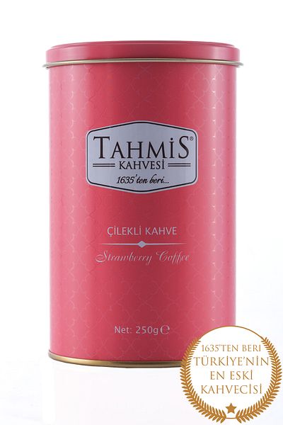 Tahmis Mountain Strawberry Turkish Coffee Medium Roast 250 Gr Tin - Since 1635