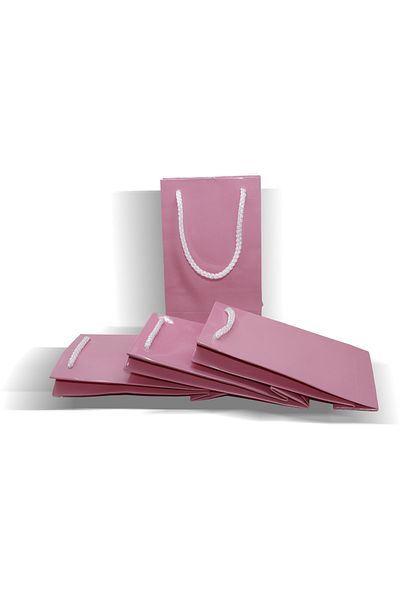 ecenplast Cardboard Rope Handle Bag 25 Pieces Pink