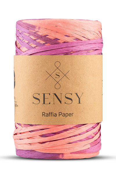 SENSY Snur de rafie premium multicolor, 290 de metri, snur de rafie, snur de hârtie, snur de rafie