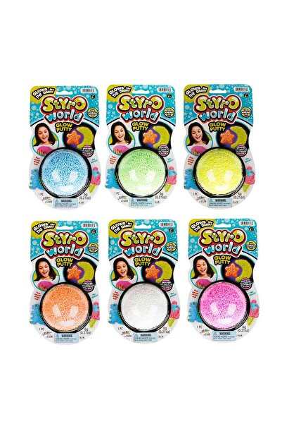 hediyecik Glow Putty Stress Esneyen Yumuşak Köpük Hamur Stres Topu