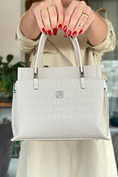 Just Polo Just Polo Print Patterned Stone Colored Special Series Bag - Gq-4045-Gd Gzd