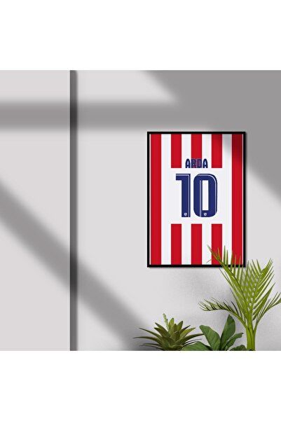 Sekiz Numara Arda Turan Atletico Madrid 13/14 Forma Poster Tablo