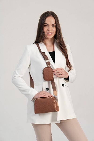 Just Polo TABA Color Just Polo حقيبة كتف نسائية مع محفظة 4009JP -GZD-