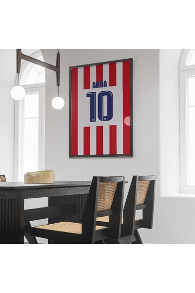 Sekiz Numara Arda Turan Atletico Madrid 13/14 Forma Poster Tablo