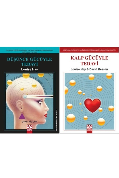 Altın Kitaplar Yayınevi Kalp Gücüyle Tedavi - Düşünce Gücüyle Tedavi / 2 kita...