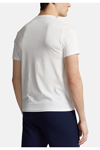 Ralph Lauren T-Shirt Pyjamashirt mit Rundhalsausschnitt Logo-Verzierungen