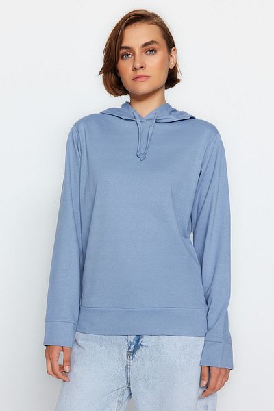 Trendyol Collection Világoskék vékony kötött pulóver TWOAW20SW0059
