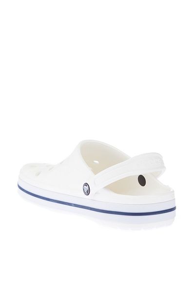 Crocs شبشب أبيض/كحلي للجنسين قبقاب Bayaband