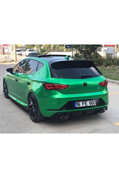 Genel Markalar Seat Leon Mk3 2017-2020 Makyajlı Kasa Uyumlu Parlak Siyah Plas...