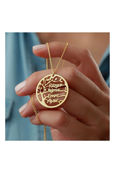 Şimal Silver 925 Ayar Gümüş Isimli Soy Ağacı Kolye