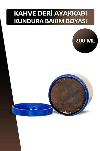 Dopar Bağcık Nuri Leflef Kahverengi Deri Ayakkabı Kundura Bakım Boyası 200 ml...