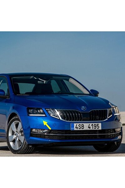 gkl Skoda Octavia 3 Makyajlı 2017-2020 Ön Tampon Sağ Far Yıkama Pompasının Je...